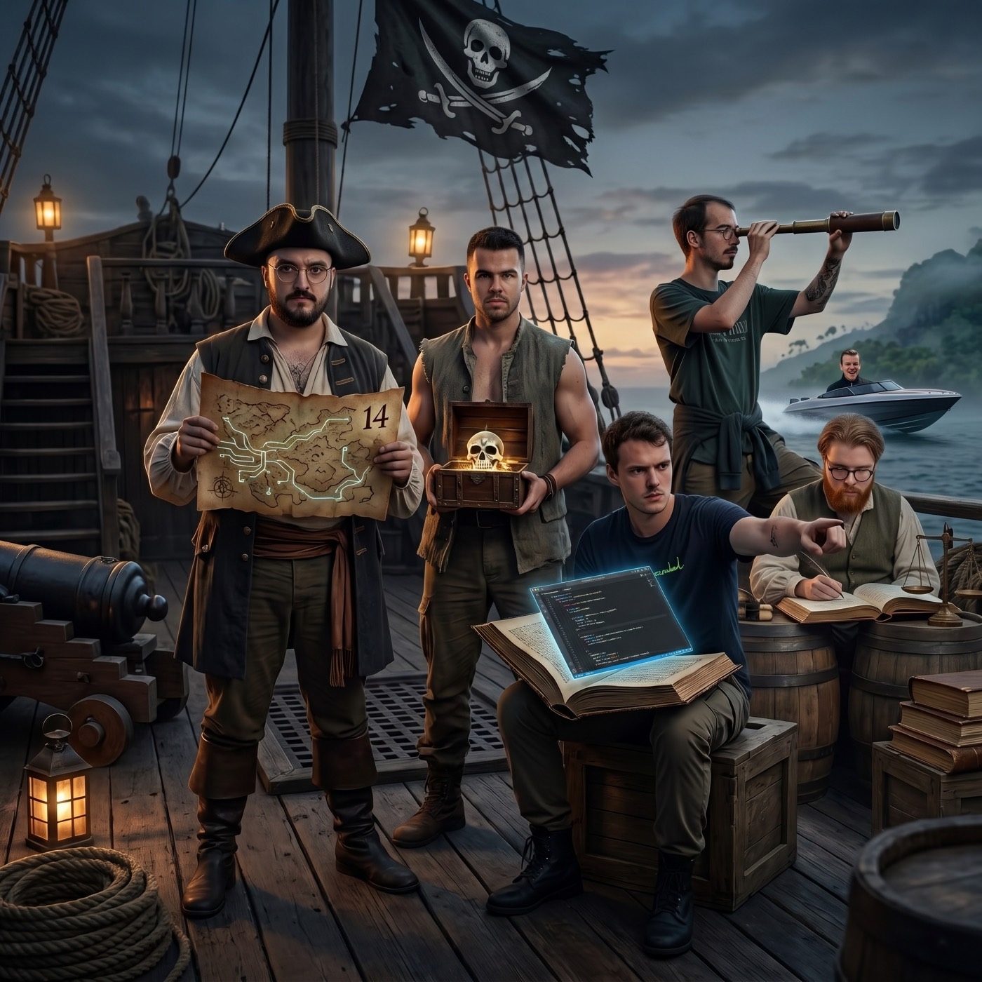 Die Crew des MCI Bounty Hunt